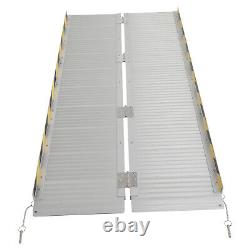 5ft Aluminum Multi-Folding Wheelchair Ramp Scooter Mobility Portable Ramp