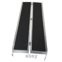 6' Portable Aluminum Folding Loading Wheelchair Scooter Mobility Ramp 600Lbs