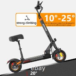 600With800W Folding Electric Scooter Adults with Seat 28MPH Max Urban Commuter