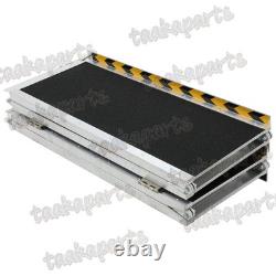 6ft Folding Aluminum Wheelchair Ramp Portable Mobility Scooter Non-Slip 600LBS