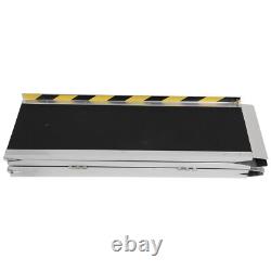 7 FT Titan Ramps Portable Non-Slip Aluminum Folding Handicap Ramp Scooter Ramp