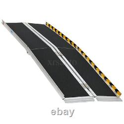 7' Wheelchair Portable Foldable Mobility Scooter Ramp Non-Skid 800lb Carrier