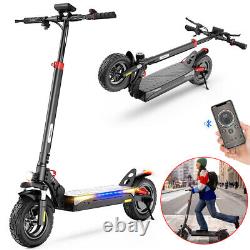 800W Electric Scooter Adult 40KM Long Range Folding eScooter 10''Off-Road 3Speed
