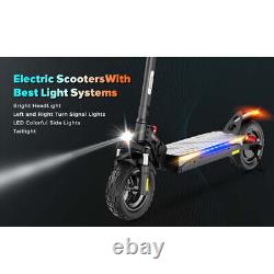 800W Electric Scooter Adult 40KM Long Range Folding eScooter 10''Off-Road 3Speed
