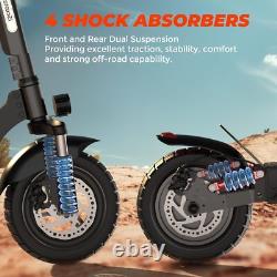 800W Electric Scooter Adult E Scooter 25Miles Long Range 25MPH Off Road Foldable