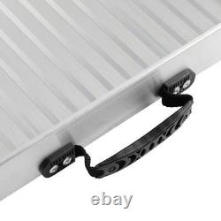 84 Aluminum briefcase Portable Scooter Folding Carrier Wheelchair Silver Ramp