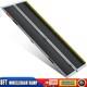 8ft Aluminum Multi-folding Wheelchair Scooter Mobility Ramp Portable Non-slip