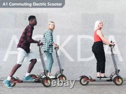 AOKDA Adult Foldable Electric Scooter 10Ah Safe Urban Commuter Long Range 800W