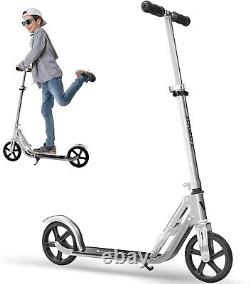 Adjustable Height Folding Scooter for Kids 6-12 & Adults All-Terrain Ride