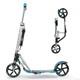 Adjustable Height Folding Scooter For Kids, Blue, 8 Inch Big Wheels