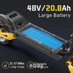 Adult Electric Scooter 1200X2 37 Miles Long Range Folding Scooter Urban Commuter