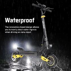Adult Electric Scooter 1200X2 37 Miles Long Range Folding Scooter Urban Commuter