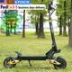 Adult Electric Scooter Dual Suspension & Brakes E Scooter 37mph 37 Miles Rang Us