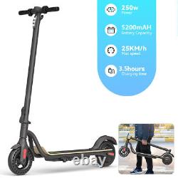 Adult Electric Scooter Foldable 15.5mph Max Speed 250W 5.2Ah Long Rang E Scooter