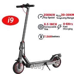 Adult Electric Scooter Long Range 30km 7.5ah Battery Honeycomb Tires Brand New