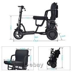 Double Motor 700W 3-Wheels Folding Electric Mobility Scooter Portable Scooter