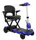 Drive Medical Zoome Auto-flex Folding Travel Scooter 16 Folding Seat Blue New