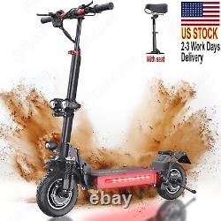 ES10 Folding Electric Scooter 2000W 48V 20Ah 31Mph Dual Motor 10in Off-Road Tire