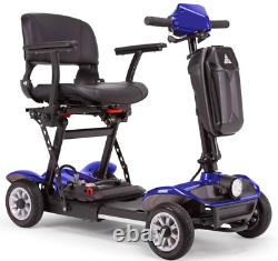EWheels Electric Portable FOLDING Mobility Lightweight Travel Scooter Blue EW-26