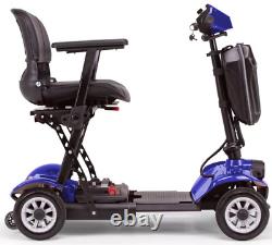 EWheels Electric Portable FOLDING Mobility Lightweight Travel Scooter Blue EW-26