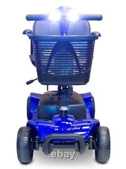 EWheels Electric Portable Medical Mobility Travel Scooter 4 Wheel Blue EW-M34