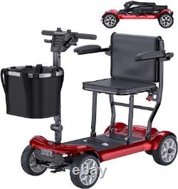 Ease Pro 4 Wheel Mobility Scooter Compact Folding Portable to Travel Wheelchair