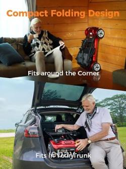 Ease2 Pro 4 Wheel Folding Portable to Travel Wheelchair Adults Mobility Scooter