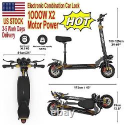 Electric Scooter 2OOO 24-34Miles Long Range Fold E-Scooter Adult Urban Commuter