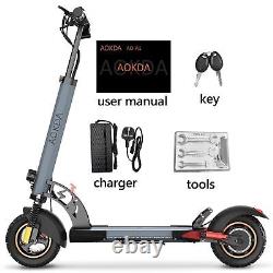 Electric Scooter 900W Peak 28MPH 10''Adult Folding Safe Urban Commuter E-Scooter