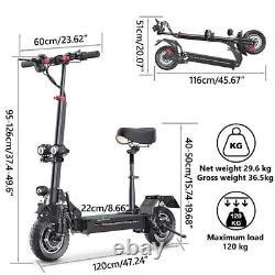 Electric Scooter Adult Folding E-Scooter 2000W Dual Motor Off Road Waterproof US