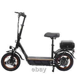 Electric Scooter Adult Outdoor Folding Portable Seat With Shopping Cart Basket