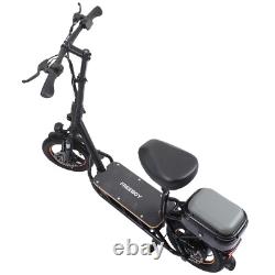 Electric Scooter Adult Outdoor Folding Portable Seat With Shopping Cart Basket