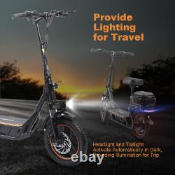 Electric Scooter Adult Outdoor Folding Portable Seat With Shopping Cart Basket