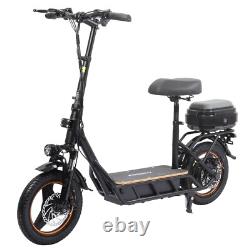 Electric Scooter Adult Outdoor Folding Portable Seat With Shopping Cart Basket
