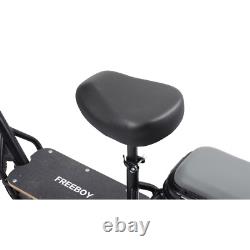 Electric Scooter Adult Outdoor Folding Portable Seat With Shopping Cart Basket