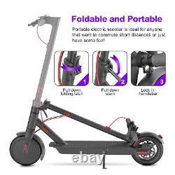 Electric Scooter Adult, Portable Folding, 8.5Tire 350W up to 15.8 Miles, Black