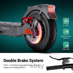 Electric Scooter Adults 10 Solid Tires Peak 600W Motor Portable Folding E-Scoot