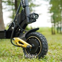 Electric Scooter Dual SUSPENSION & BRAKES 37MPH 10'' Folding For Adult E-Scooter