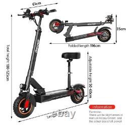 Electric Scooter with Seat 600W Motor 10 Off Road Tire 28MPH Adult Kick Scooter