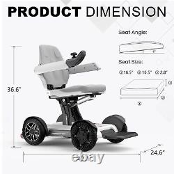 Electric Wheelchair for Adults 360° Automatic Folding Portable Mobility Scooter