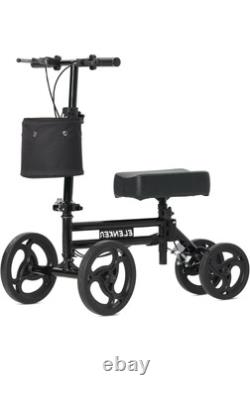 Elenker Steerable Knee Walker Deluxe Medical Scooter for Foot Injuries Compact