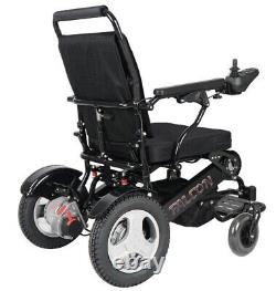 Falcon Portable Wheelchair With Reclining Backrest Lightweight, Travel Ready