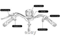 Foldable 4 Wheel Mobility Scooter Folding Drive Device for Seniors Adults 500W