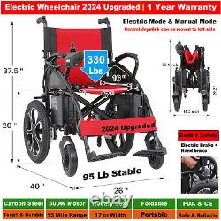 Foldable Folding Electric Power Wheelchair All Terrain Mobility Scooter Portable