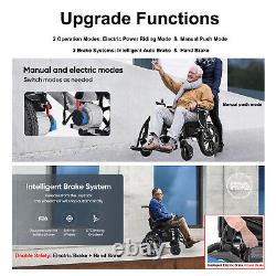 Foldable Folding Electric Power Wheelchair All Terrain Mobility Scooter Portable