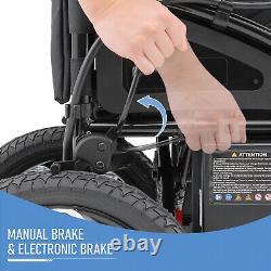 Foldable Folding Electric Power Wheelchair All Terrain Mobility Scooter Portable