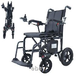 Foldable Portable Electric Lightweight Travel Wheelchair Powerchair All Terrain