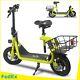 Foldable Sports Electric Scooter Electric Moped Bike Withseat For Adult Commuter