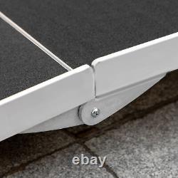 Folding Aluminum Wheelchair Ramp Portable Mobility Scooter Carrier, 600lbs