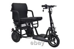 Folding Electric Mobility Scooter Lightweight Portable Travel Scooter 3 Wheel 2